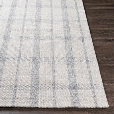 Verdon Light Gray Plaid Rug