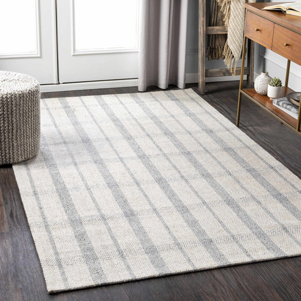 Verdon Light Gray Plaid Rug