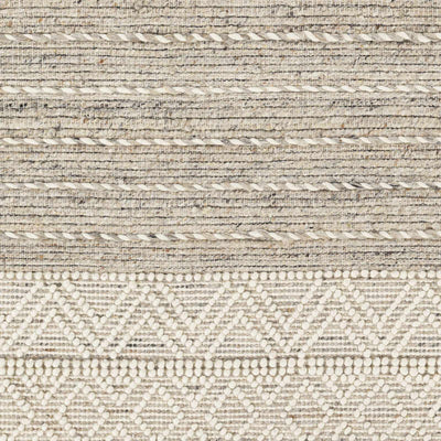 Cream Veruela Wool Blend Braided Tassel Area Rug