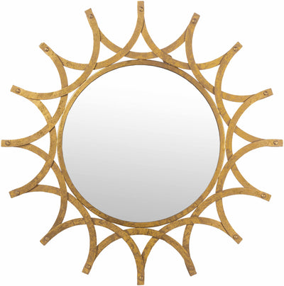 Vivi Gold Metal Mirror