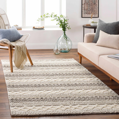 Valley Cream&Beige Scandi Boho Carpet