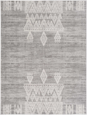 Wakita Gray Tribal Rug - Clearance