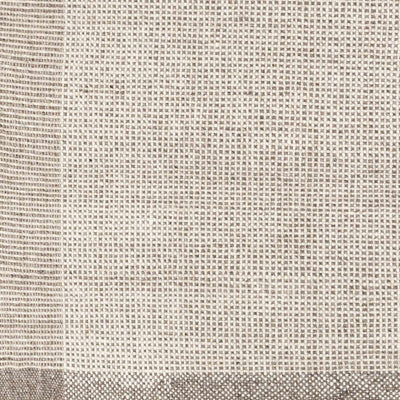 Joelle Beige Grid Wool Rug