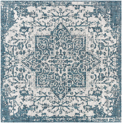 Teal Kilmacolm Indoor & Outdoor Rug - Clearance