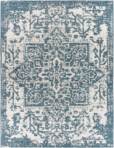 Teal Kilmacolm Indoor & Outdoor Rug - Clearance