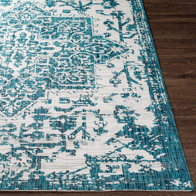 Teal Kilmacolm Indoor & Outdoor Rug - Clearance