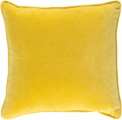 Wamego Mustard Square Throw Pillow - Clearance