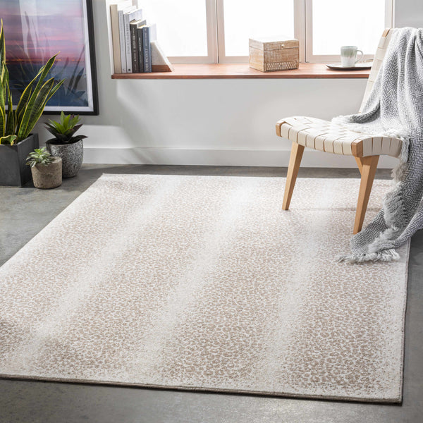 Beige Wangaratta Cheetah Print Area Rug - Clearance