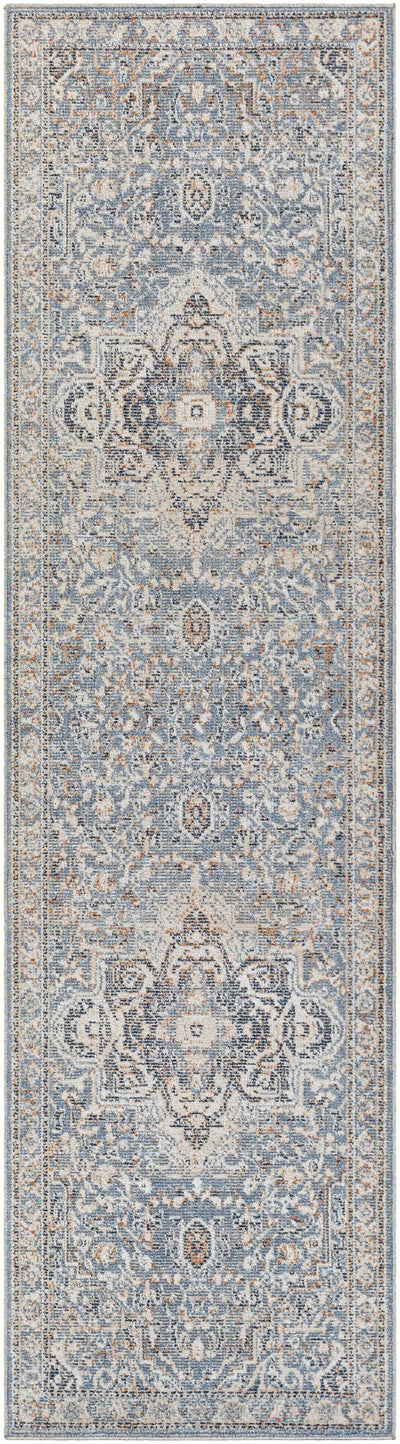 Buguey Cream&Blue Area Rug - Clearance