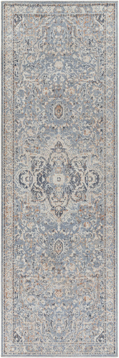 Buguey Cream&Blue Area Rug - Clearance