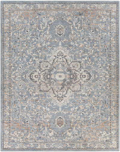 Buguey Cream&Blue Area Rug - Clearance