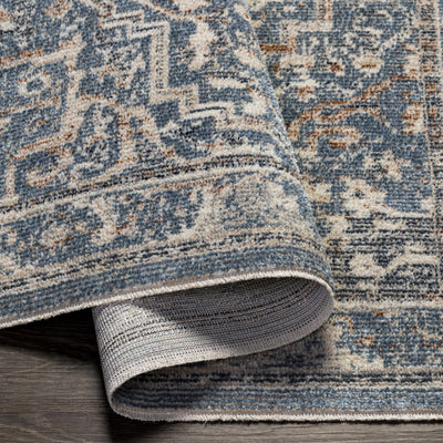 Buguey Cream&Blue Area Rug - Clearance