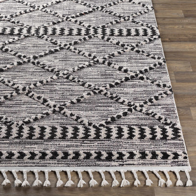 Warrandyte 5x7 Black&White High-Low Rug - Clearance