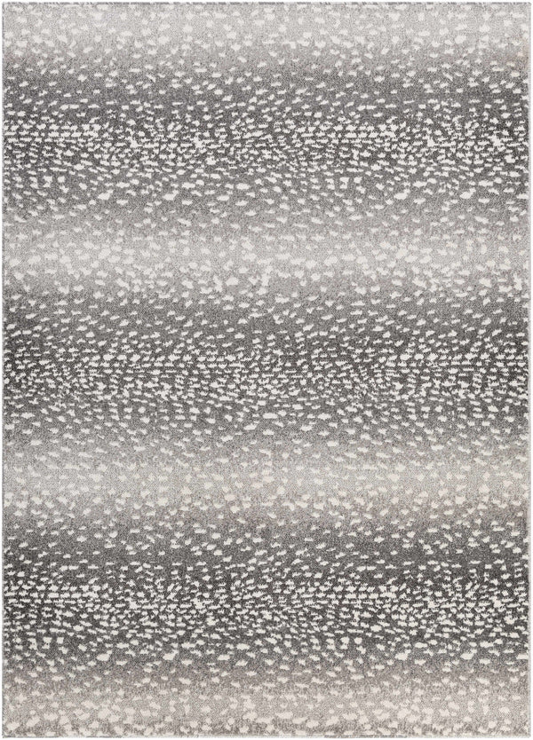 Gray Widnoon Cheetah Print Area Rug - Clearance