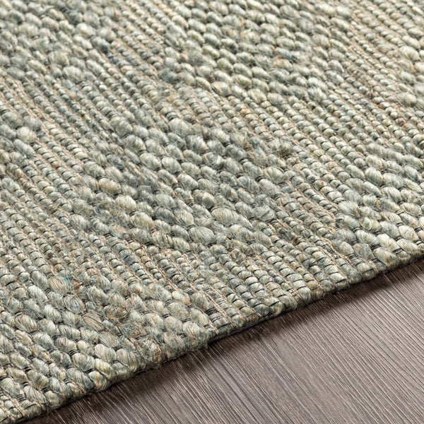 Wishaw Sage Green Jute Rug - Clearance