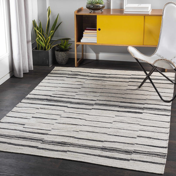 Willington Broken Striped Wool Blend Rug