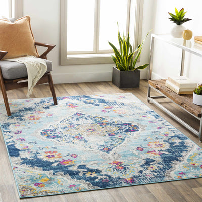 Wallsburg Blue Area Rug