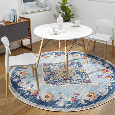 Wallsburg Blue Area Rug