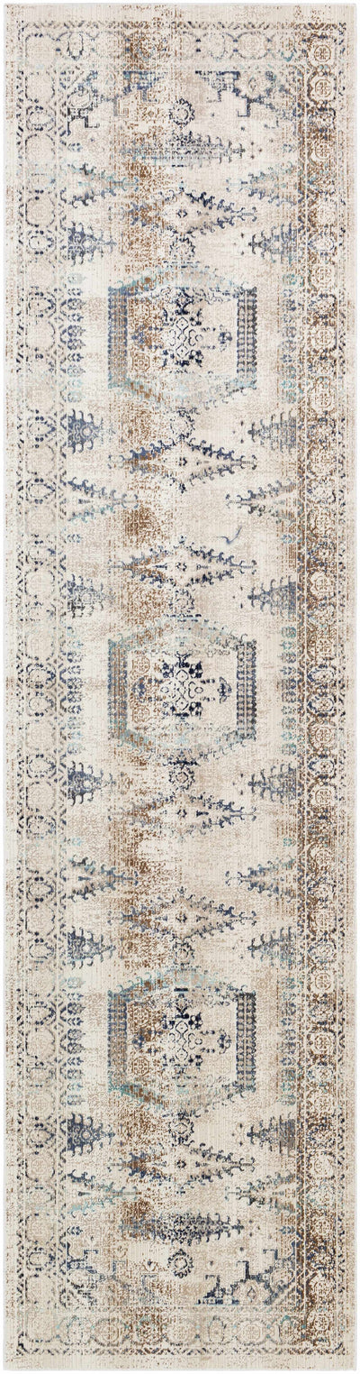 Wem Faded Neutral Area Rug - Clearance