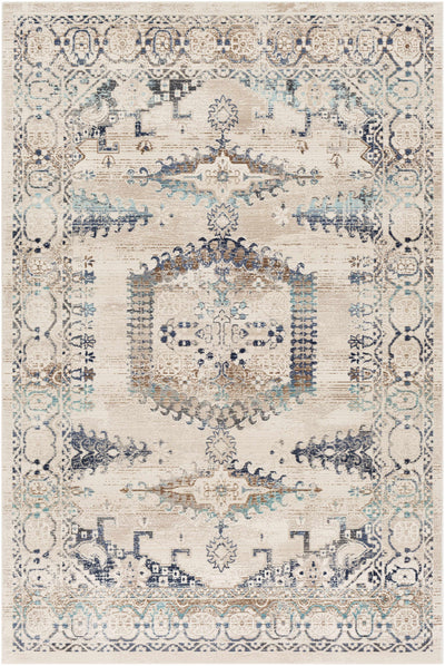 Wem Faded Neutral Area Rug - Clearance