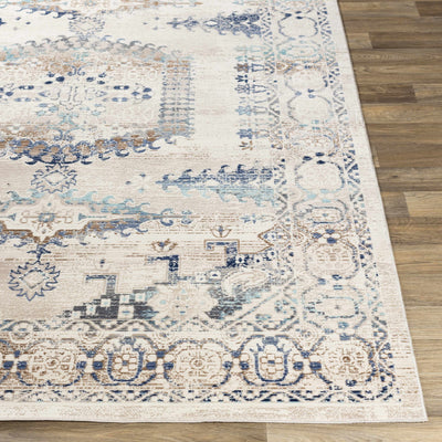 Wem Faded Neutral Area Rug - Clearance