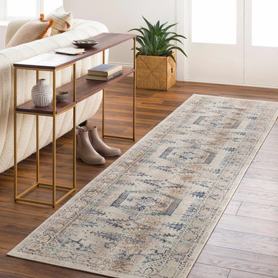 Wem Faded Neutral Area Rug - Clearance