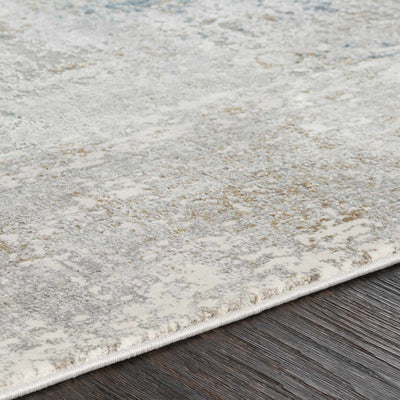 Calion Distressed Blue Luxury Area Rug