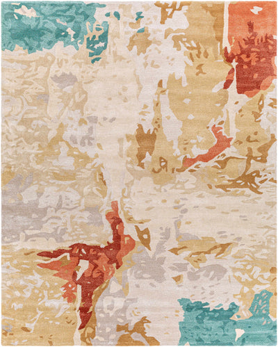 Warragamba Abstract Painting Wool Rug