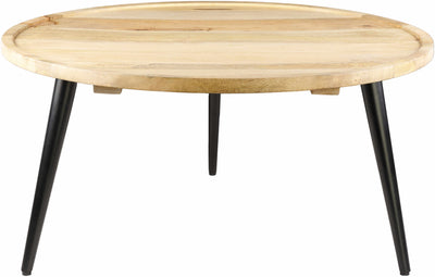 Casselman Wood Round Coffee Table