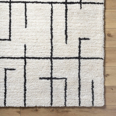 Xenos White Maze Plush Carpet