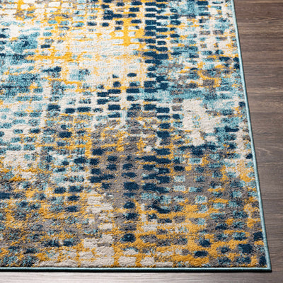 Sandown Blue & Yellow Area Rug - Clearance