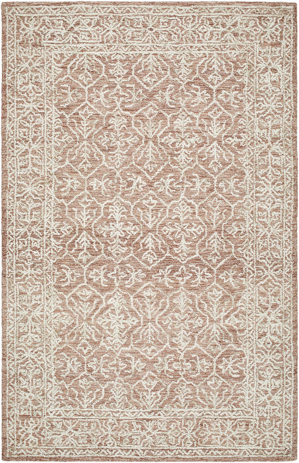 Yadid Brown Wool Area Rug