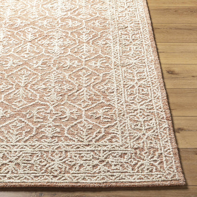 Yadid Brown Wool Area Rug