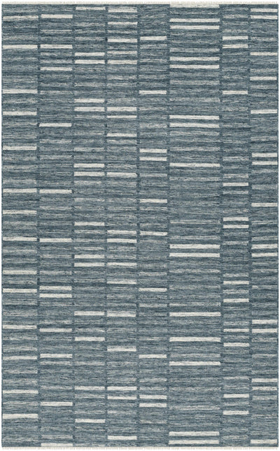 Uheri Blue Checkered Area Rug