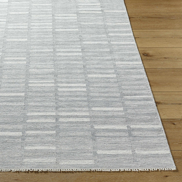 Uheri Gray Checkered Area Rug