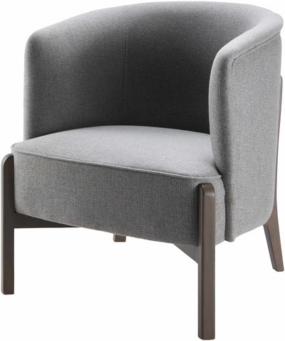 Karabulak Modern Gray Tub Accent Chair