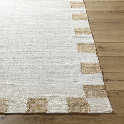 Yuval Dotted Bordered Jute Carpet