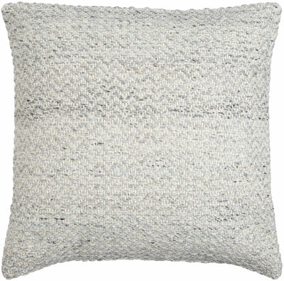 Yaser Rustic Cream Knit Accent Pillow