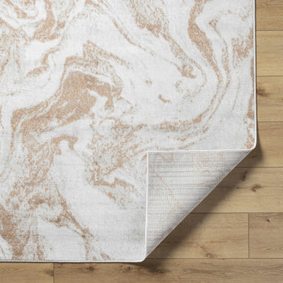 Zoete Beige Marble Area Rug