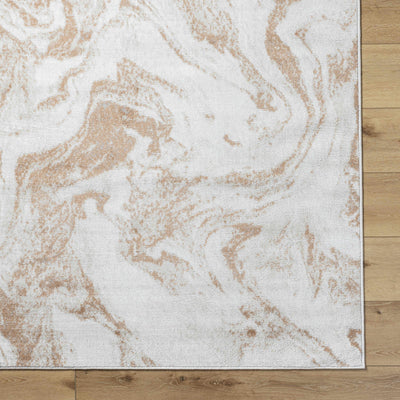 Zoete Beige Marble Area Rug