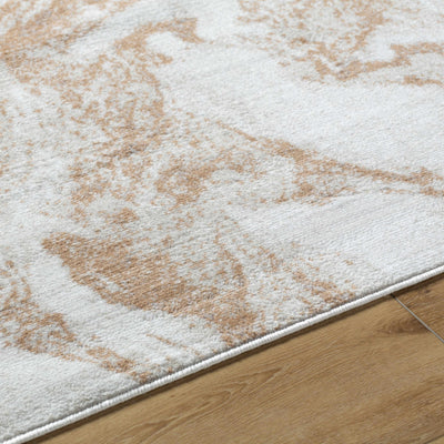 Zoete Beige Marble Area Rug