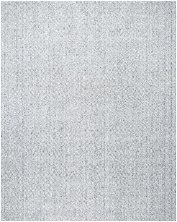 Zareh Gray Blue Solid Area Rug