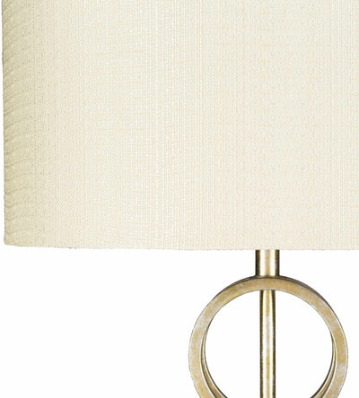 Zell Gold Crystal Table Lamp