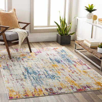 Zellwood Colorful Stripes Area Carpet