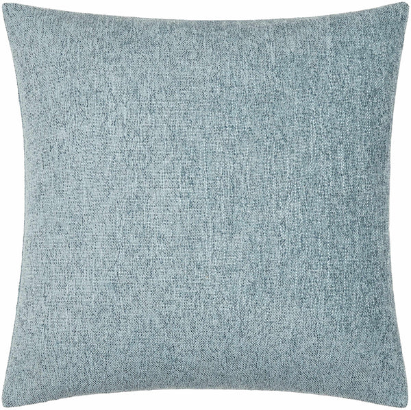 Zihna Sky Blue Textured Throw Pillow