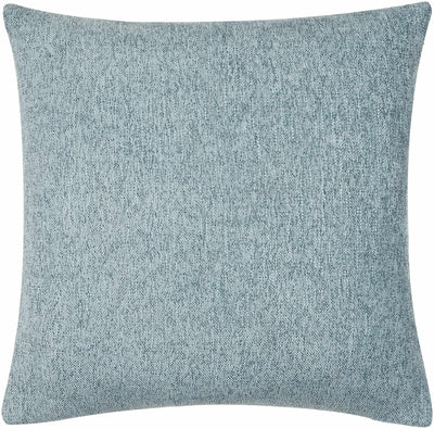 Zihna Sky Blue Textured Throw Pillow