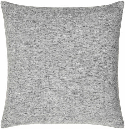 Zihna Gray Textured Throw Pillow